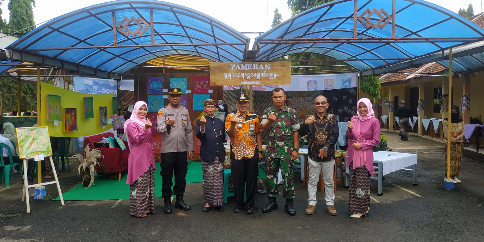Pameran Batik 2022 Persembahan Kreatifitas Siswa-siswi SMPN 1 Wanareja