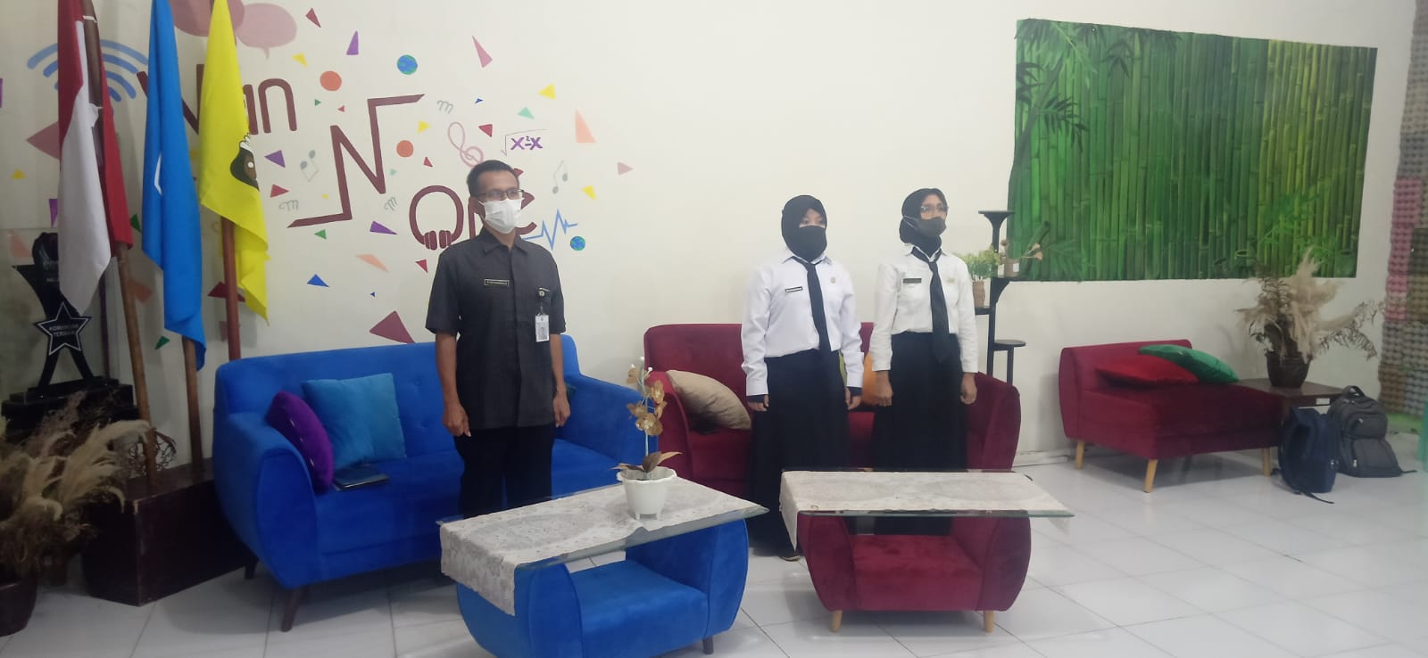 Penghadapan dan Pengambilan Sumpah Jabatan PPPK di SMPN 1 Wanareja Formasi Tahun 2022