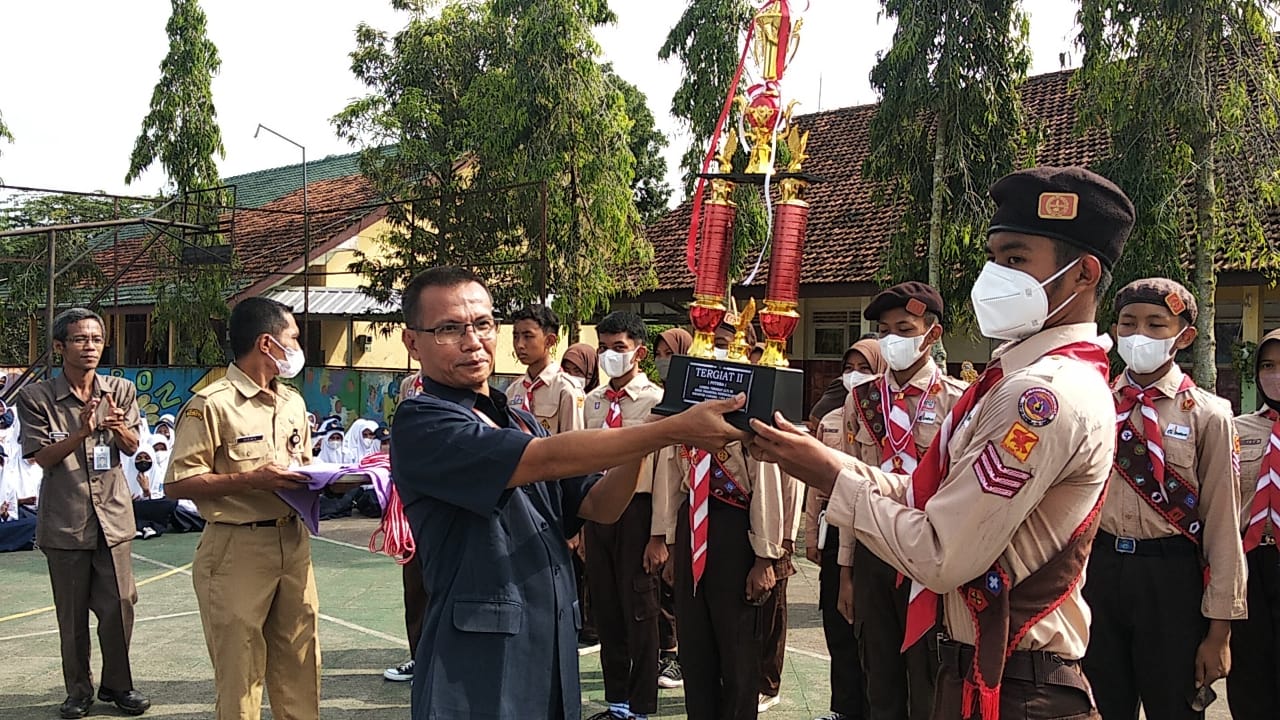 Regu Pramuka Putra SMPN 1 Wanareja Raih Juara II LT III Kwarcab Cilacap