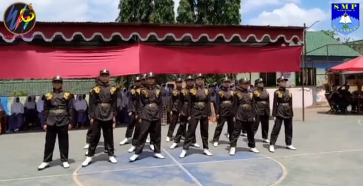 SMPN 1 Wanareja Meriahkat HUT Cilacap Ke 167